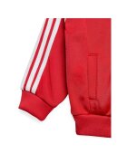 adidas Тренировъчен екип унисекс за деца рециклиран полиестер червен 44-62 CM