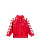 adidas Тренировъчен екип унисекс за деца рециклиран полиестер червен 44-62 CM