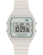 adidas Унисекс часовник Digital Two - кварцов - бял - водоустойчив 5 ATM