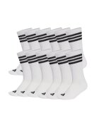 adidas Унисекс чорапи с памук - 12 чифта - Бял