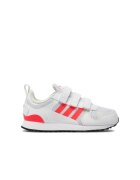 adidas Унисекс маратонки Zx 700 Hd - екологична кожа - бял/червен -