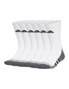 adidas Унисекс омекотени чорапи Performance Climacool - 6 чифта - Бял