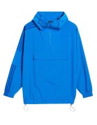 adidas Унисекс яке x Ivy Park - синьо - размер S - оувърсайз дизайн - с качулка - 73x65x56см