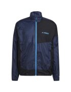 adidas Яке за мъже Terrex Trail Running водоустойчиво за бягане - тъмносиньо