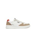 Aeronautica Militare Мъжки спортни обувки - 251SC235PL244 - Естествена кожа - 42 EU - Бежов/Бял - Бял/Бежов