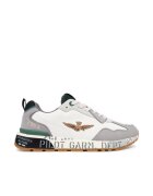Aeronautica Militare Мъжки спортни обувки - текстил - сив/бял