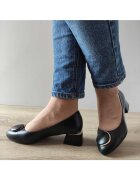 aga Елегантни дамски обувки E1481 2198 Black - Черни