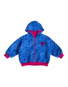 Agatha Ruiz de la Prada Худи с паднали ръкави и принт - Син