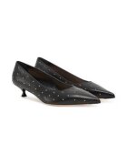 AGL Дамски обувки Lenor Studs - естествена кожа - черни