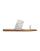 Aldo Чехли Beachwalk Toe Ring - Слонова кост