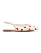Aldo Мрежести пантофки Droplet с бродерии - Червен/Крем