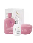 Alfaparf Комплект Semi Di Lino Moisture Nutritive Shampoo - 250 ml - Маска 200 ml и Флуид за блясък All-in-1 Diamond Illuminating - 125 ml