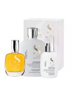 Alfaparf Комплект за блясък Semi Di Lino Diamond Illuminating with Shampoo 250 ml - Флуид за блясък 125 ml и Олио за блясък - 50 ml