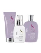Alfaparf Комплект за изглаждане Milano Semi Di Lino Shampoo - 250 ml и Балсам 200 ml и All-in-1 Diamond Illuminating Shine Fluid - 125 ml