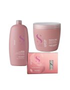 Alfaparf Milano Комплект Alfaparf - Шампоан 1000 ml - Маска 500 ml - 6 ампули - Масло 13 ml