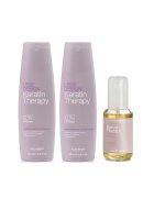 Alfaparf Milano Комплект Alfaparf Smooth Design Keratin Therapy - Шампоан - 250 мл - Балсам - 250 мл - Масло за коса - 50 мл