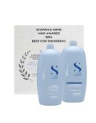 Alfaparf Semi di Lino Density Thickening пакет за тънка коса - шампоан 1000 мл + балсам 1000 мл