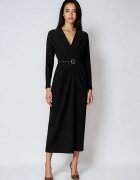 Alina Cernatescu Amaris Drapped Midi Dress