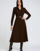 Alina Cernatescu Sylvie Viscose Midi Shirtdress