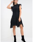 AllSaints Асиметрична рокля Fleur с набиране