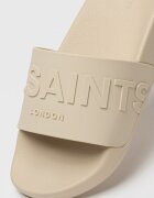 AllSaints Чехли с релефно лого Слонова кост
