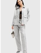 AllSaints Дънки с висока талия и захабен ефект