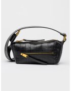 AllSaints Кожена чанта за рамо Vega - Черен