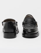 AllSaints Кожени мокасини с овален връх Черен