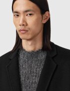 AllSaints Палто с вълна с копчета Черен