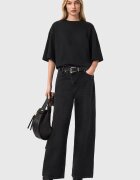 AllSaints Памучна тениска Esme Amelie Черен