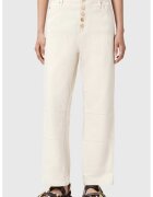 AllSaints Прави дънки с копчета - Крем