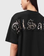 AllSaints Рокля-тениска от органичен памук Черен