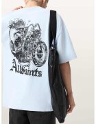 AllSaints Свободна тениска с принт на гърба