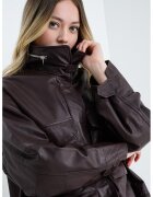 AllSaints Свободно кожено яке с джобове
