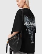 AllSaints Тениска Halis Amelie с принт на гърба Черен