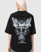AllSaints Тениска Halis Amelie с принт на гърба Черен