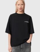 AllSaints Тениска Halis Amelie с принт на гърба Черен