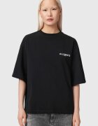 AllSaints Тениска Halis Amelie с принт на гърба Черен