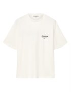 AllSaints Уголемена тениска Underground Etta Tee Бял