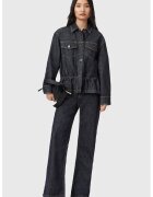 AllSaints Яке от деним Denby с подгъв пеплум