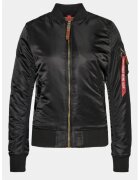 Alpha Industries Дамско бомбър яке - 303299569 - Найлон - Черен