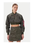 Alpha Industries Дамско яке - 156002 142 - зелено - полиамид