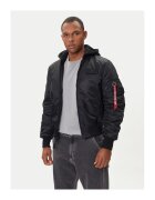 Alpha Industries Мъжко бомбър яке черно - устойчив материал