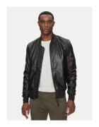 Alpha Industries Мъжко яке - 305301574 - Естествена кожа - Черно