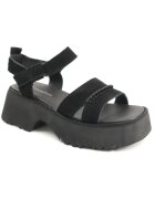 ANNA VIOTTI Дамски сандали от естествена кожа D113 OWS003 1BLACK