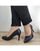Antonio Елегантни дамски обувки 3527 Navy Blue - Navy Blue