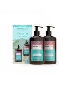Arganicare Комплект шампоан и балсам с арганово масло и масло от ший за суха или увредена коса Aganicare 400 мл x2
