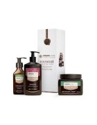 Arganicare Трио комплект с кокосово масло - за интензивно подхранване на косата - 1000 ml