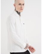 ARMANI EXCHANGE Блуза с яка и бродирано лого - Бял