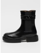 ARMANI EXCHANGE Боти от еко кожа с декоративна каишка